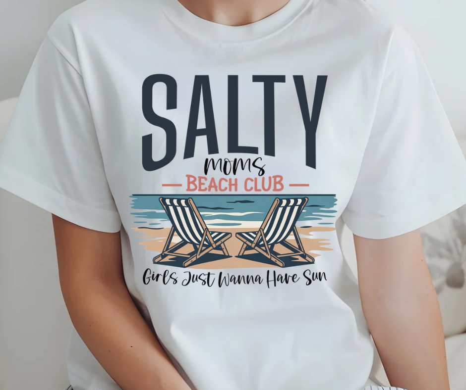 SALTY MOMS CLUB TSHIRT OR SWEATSHIRT S-4XL