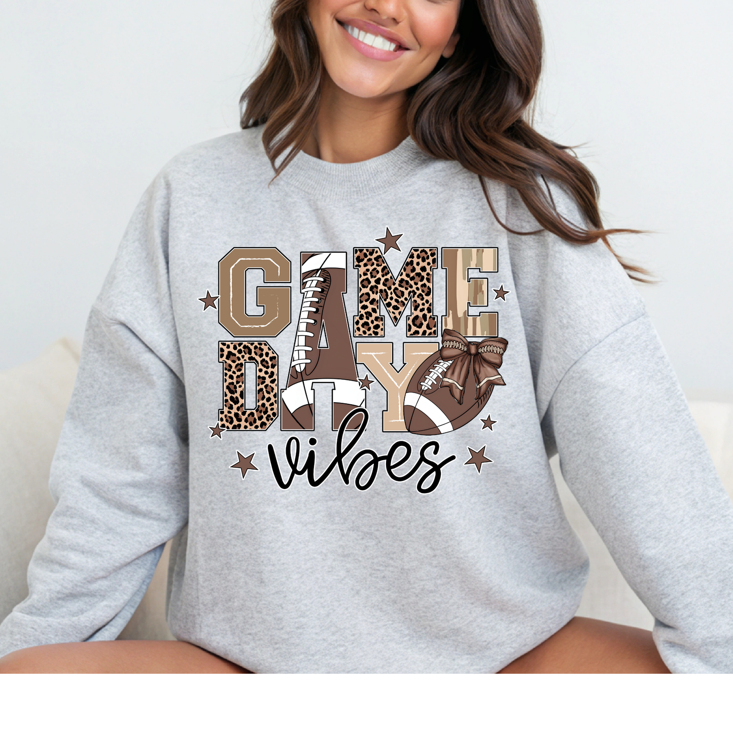 GAME DAY FOOTBALL TSHIRT OR SWEATSHIRT S-4XL