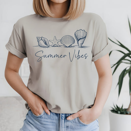 SUMMER VIBES TSHIRT OR SWEATSHIRT S-4XL