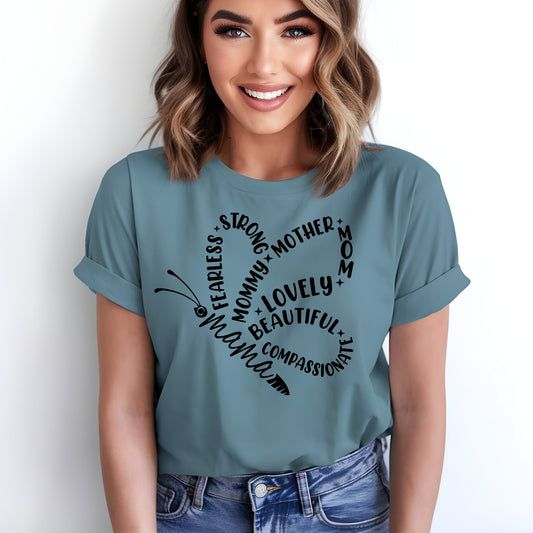 MAMA BUTTERFLY TSHIRT OR SWEATSHIRT S-4XL