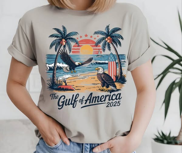 THE GULF OF AMERICA 2025 TSHIRT OR SWEATSHIRT S-4XL