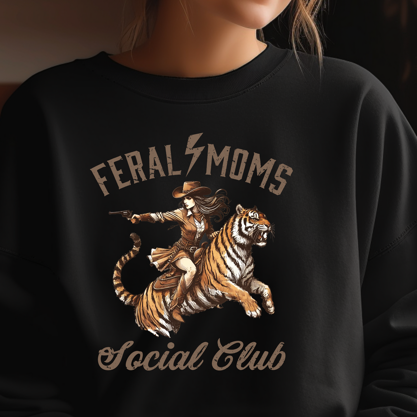 FEREL MOMS SOCIAL CLUB SWEATSHIRT S-4XL