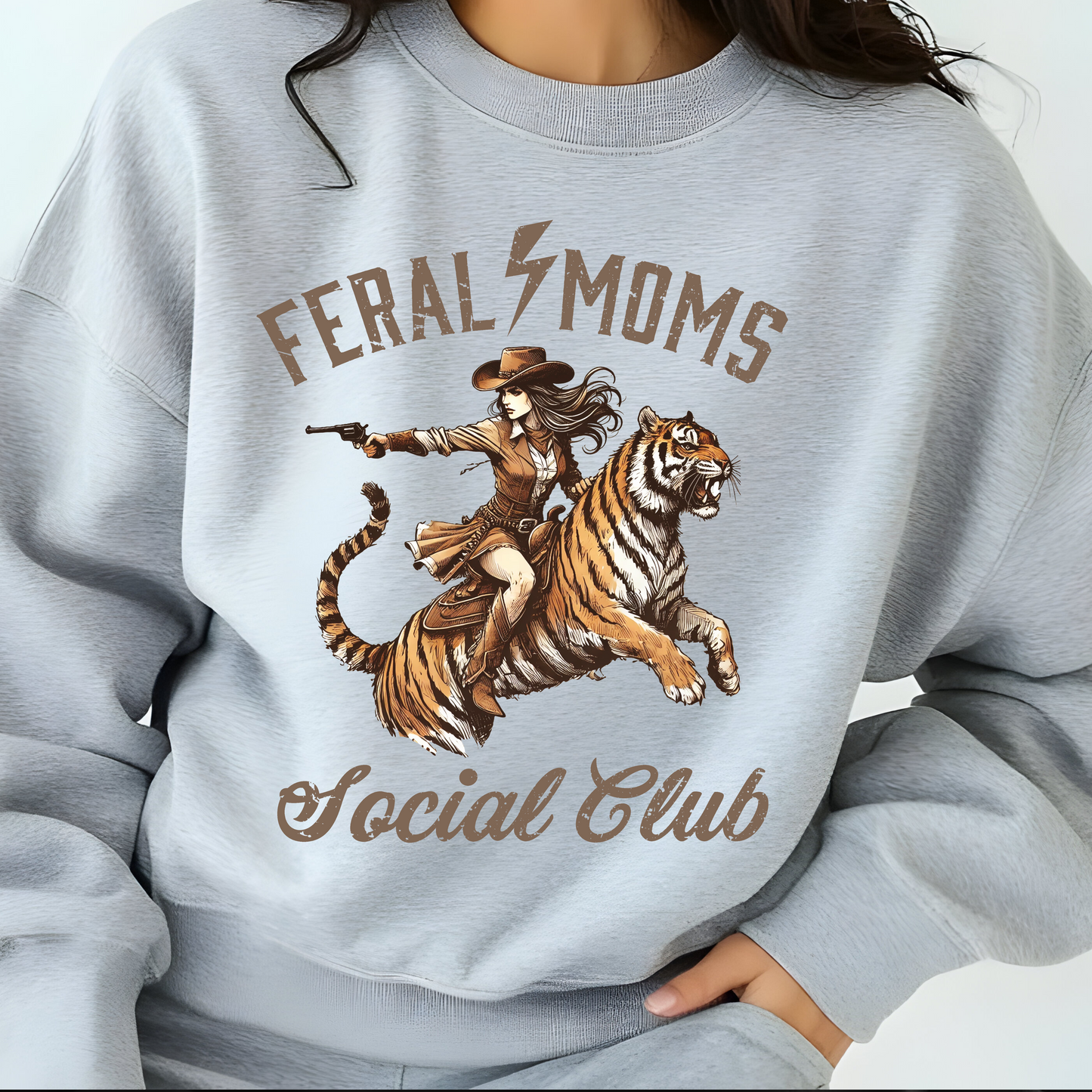 FEREL MOMS SOCIAL CLUB SWEATSHIRT S-4XL