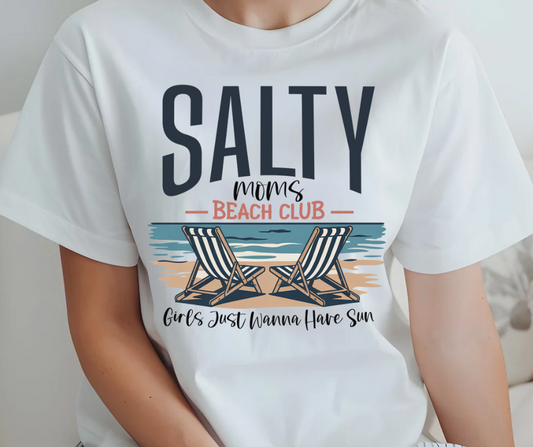 SALTY MOMS CLUB TSHIRT OR SWEATSHIRT S-4XL