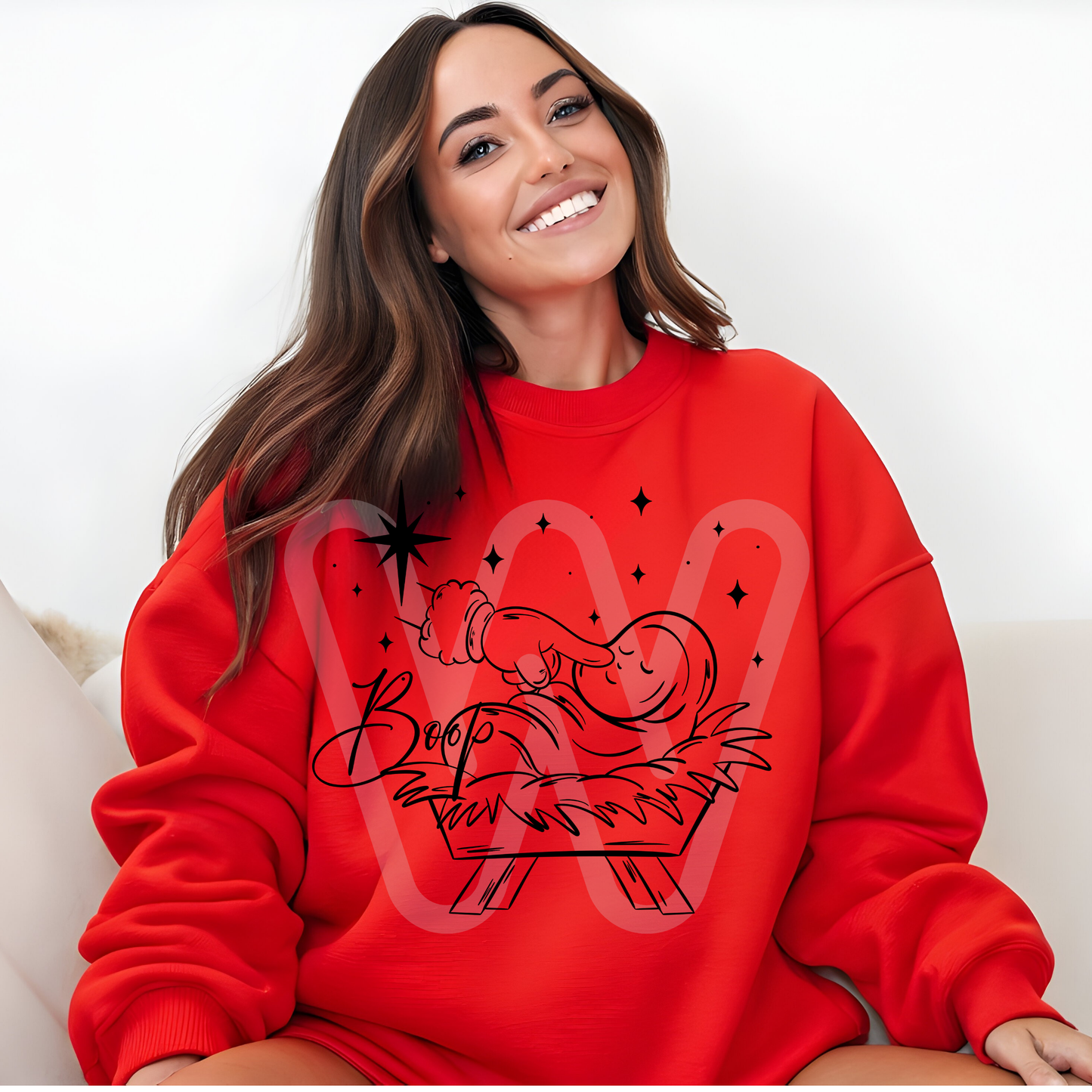 Boop Santa and Baby Jesus S-4XL