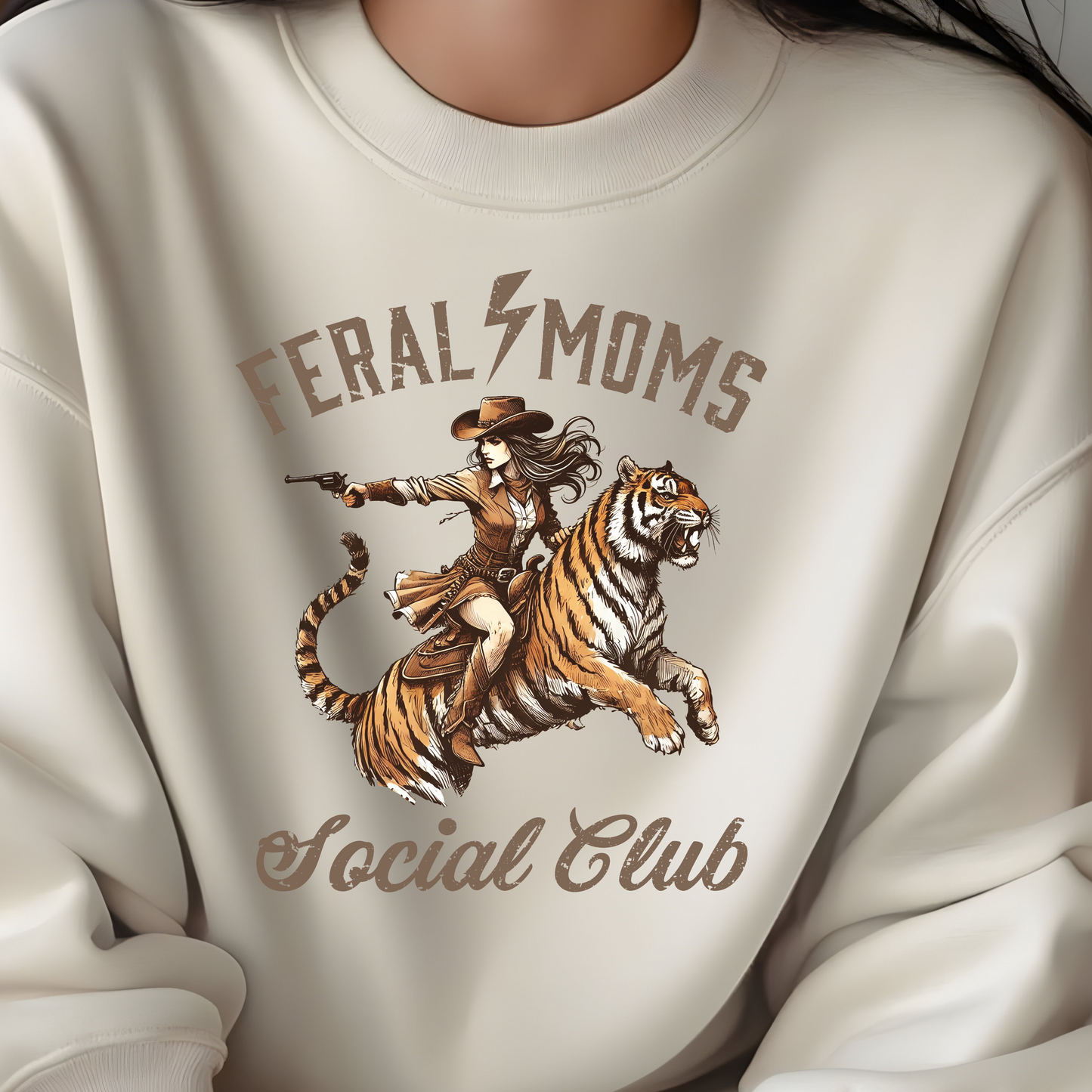 FEREL MOMS SOCIAL CLUB SWEATSHIRT S-4XL