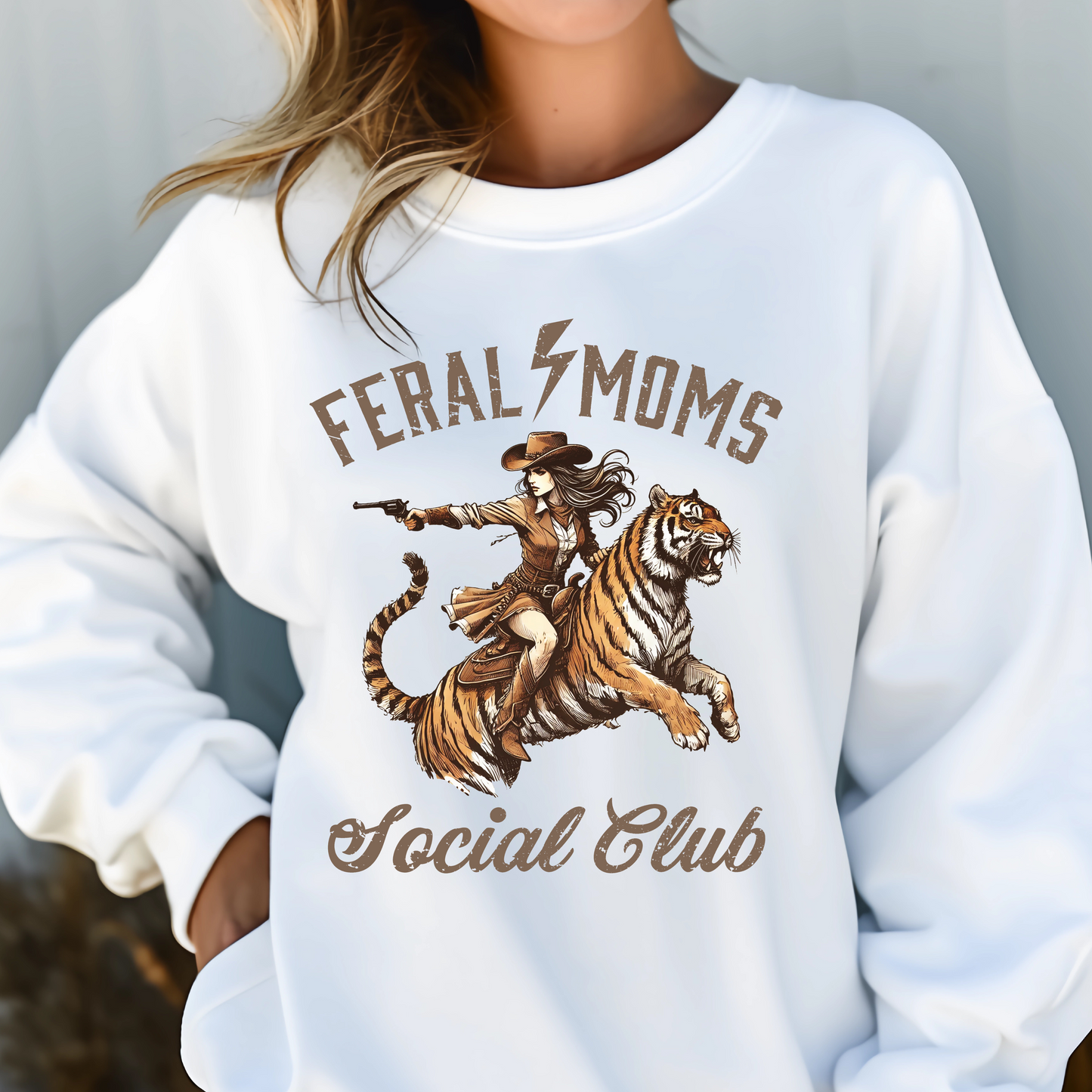 FEREL MOMS SOCIAL CLUB SWEATSHIRT S-4XL